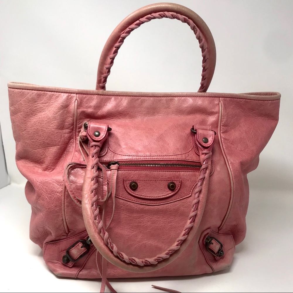 BALENCIAGA Rose BonBon Sunday Tote Bag - Picture 2 of 13